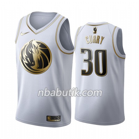 NBA Mænd Trøje Dallas Mavericks Seth Curry 30 Nike 2019-20 Hvid Golden Edition Swingman NBA Mænd Trøje Dallas Mavericks Seth Curry 30 Nike 2019-20 Hvid Golden Edition Swingman
